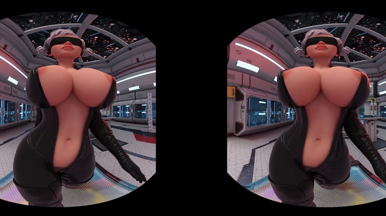 Horned Walking Front - Animated Sexy Babe for VR  Fapsphere vr porn video