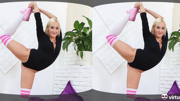 Flexi Aerobic Sex - Tight and Busty European Teen VR Sex Daisy Lee VirtualXPorn vr porn video