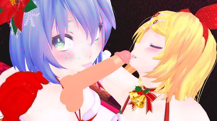Vocaloids - Xmas Special Present (A XXX Parody) hatsune miku, Rin Lewd FRAGGY vr porn video