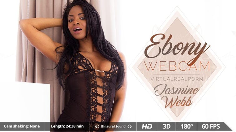 Ebony Webcam - Solo Black Girl Playing in Shower Jasmine Webb Virtual Real Porn vr porn video