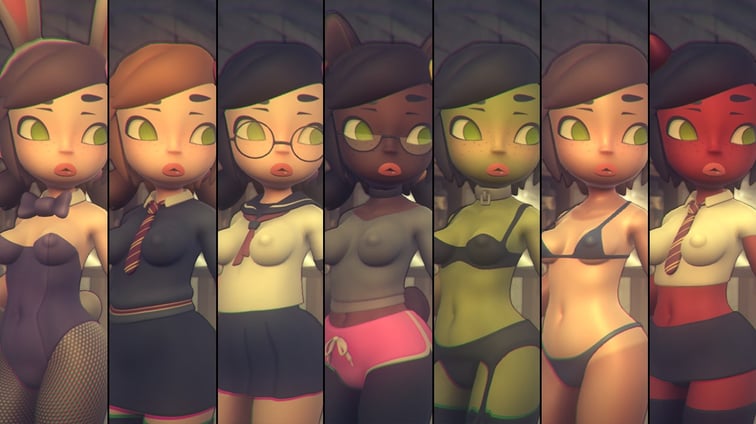 Poke Abby VR - Full Game Release! VR porn game by OxoPotion