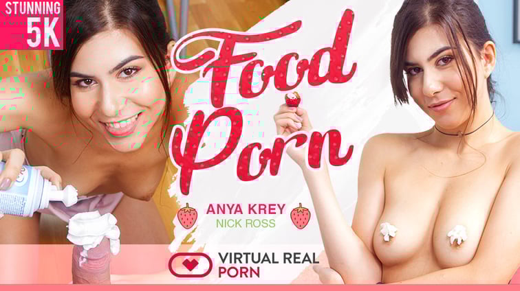 Food Porn - Big Appetite Anya Krey Virtual Real Porn vr porn video