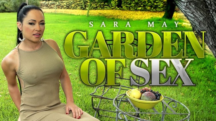 The Garden of Sex - Spanish Busty Babe Outdoor Fuck Sara May RealityLovers vr porn video