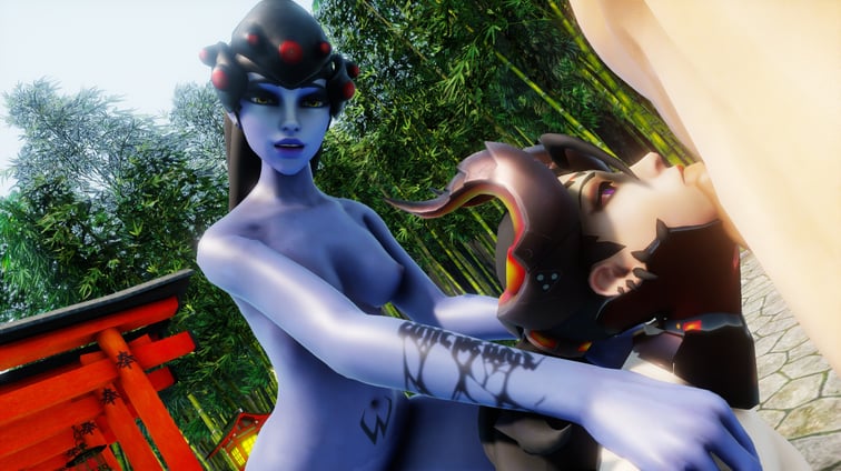 Overwatch - Assisted Deepthroat (A XXX Parody) Mercy, Widowmaker Lewd FRAGGY vr porn video