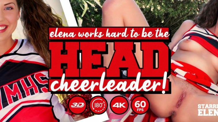 Elena Works Hard To Become The Head Cheerleader Elena Koshka LethalHardcoreVR vr porn video