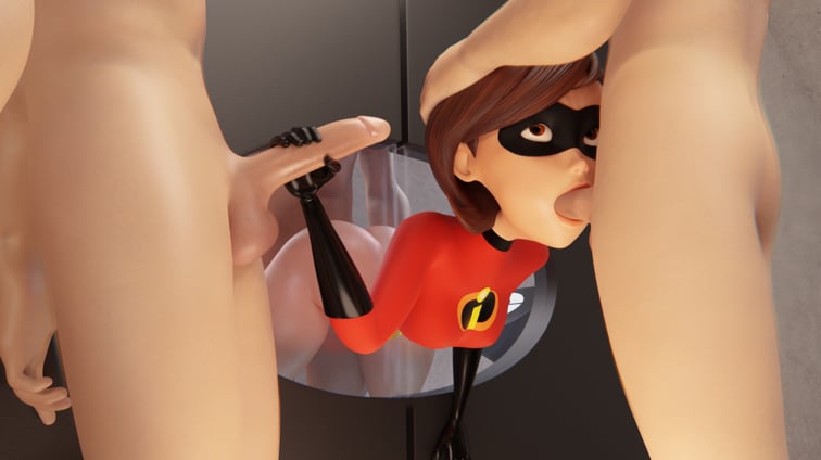 Elastigirl Gangbang (A XXX Parody)  Cawneil vr porn video