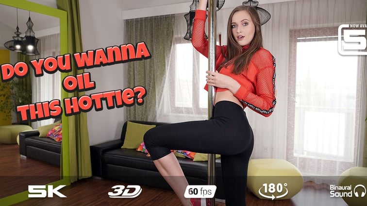 Oiled Tits - Tall, Thin Teen Stacy Cruz RealJamVR vr porn video