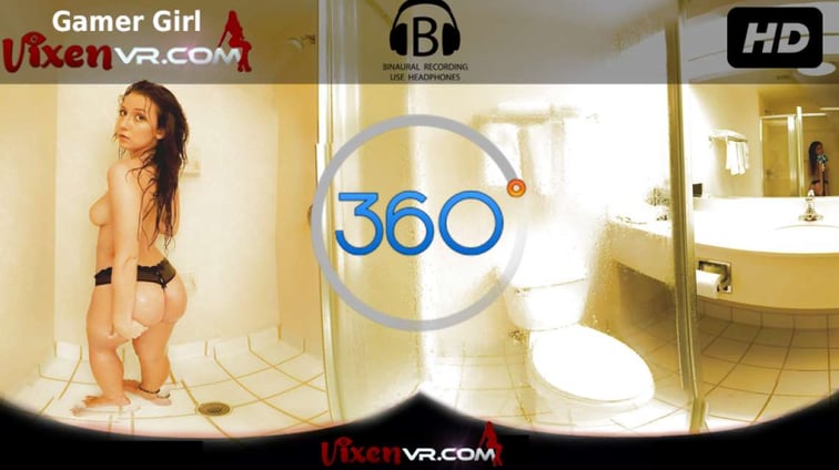 Teen Game Kateri In The Shower Kateri VixenVR vr porn video