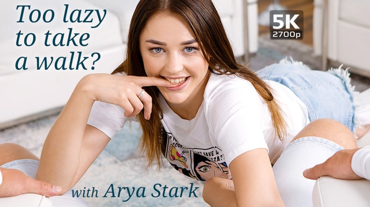 Too Lazy To Take A Walk - Innocent Teen Arya Stark TmwVRnet vr porn video