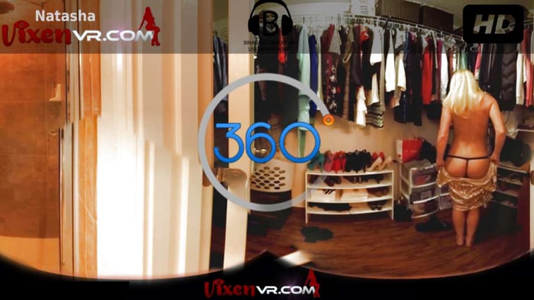 Natasha Changing In Dressing Room Voyeur Natasha VixenVR vr porn video