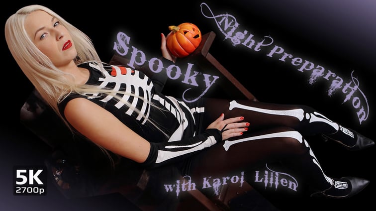 Spooky Night Preparation - Pumpkin Masturbation Karol Lilien TmwVRnet vr porn video
