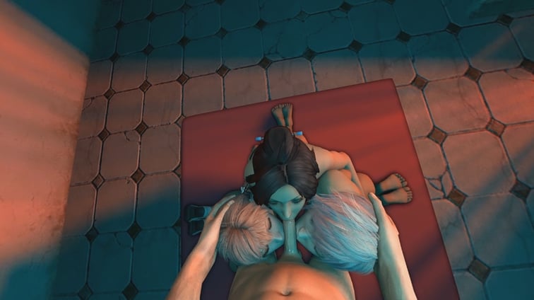 Final Fantasy - Fantastic Banana Split (A XXX Parody) Lebreau, Lightning, Serah DarkDreams vr porn video