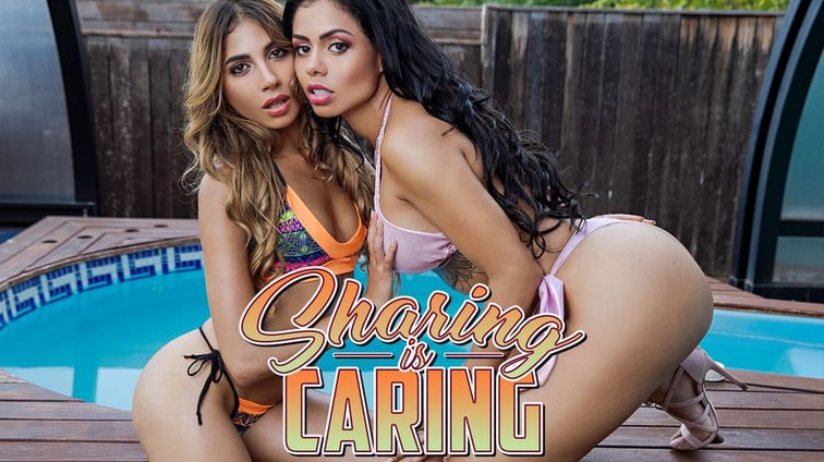 Sharing Is Caring Baby Nicols Canela Skin [Leaving Soon] Baby Nicols, Canela Skin BadoinkVR vr porn video
