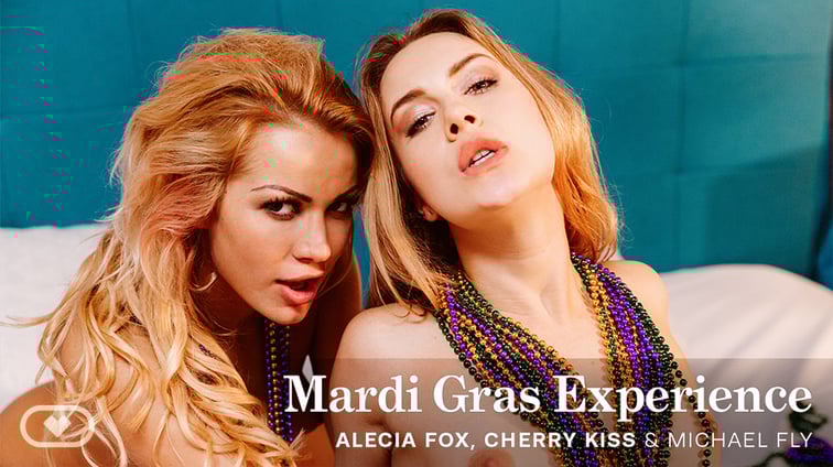 Mardi Gras Experience Alecia Fox, Cherry Kiss Virtual Real Porn vr porn video