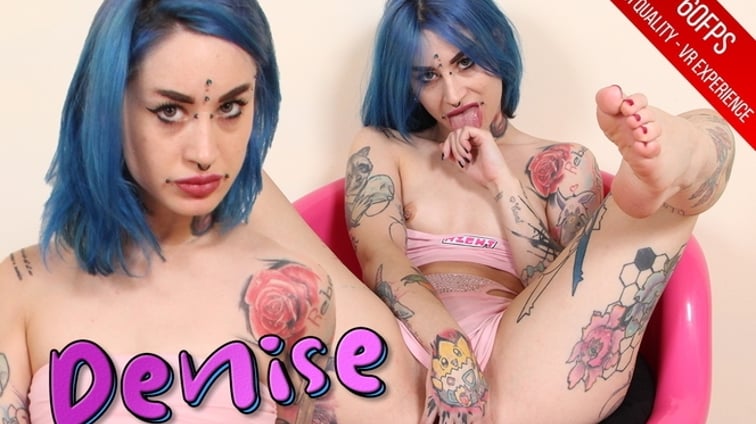 Mouth-Watering Denise Gives You The Hottest Foot Tease Denise VRFootFetish vr porn video