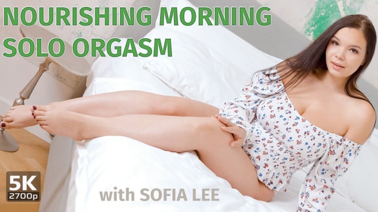 Nourishing Morning Solo Orgasm Sofia Lee TmwVRnet vr porn video