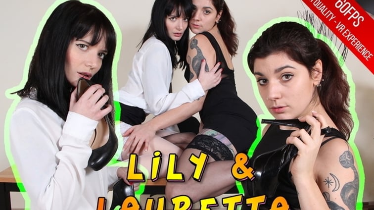 Sensual Lauretta And Lily Take Off Each Other’s Clothes And Stockings Lauretta, Lily VRFootFetish vr porn video