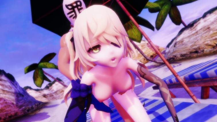 Genshin Impact - Fischl Sunset Sex (A XXX Parody) Fischl Lewd FRAGGY vr porn video