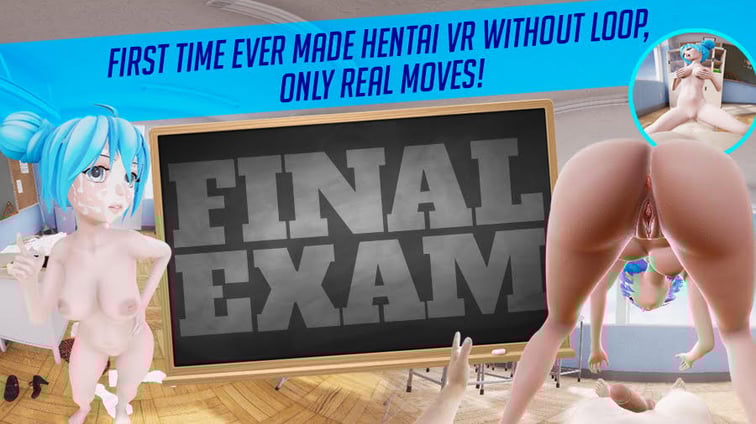 Final Exam Hentai VR - No Loop Yoko VR Conk vr porn video