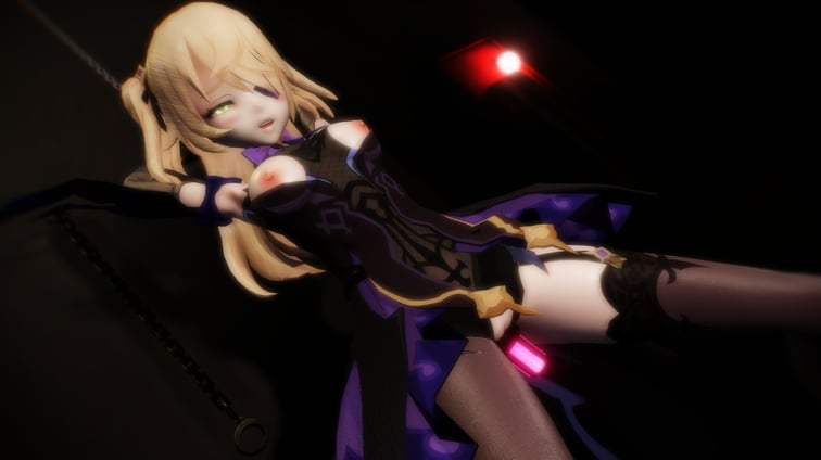 Genshin Impact - Fischl Chained Pleasure (A XXX Parody) Fischl Lewd FRAGGY vr porn video