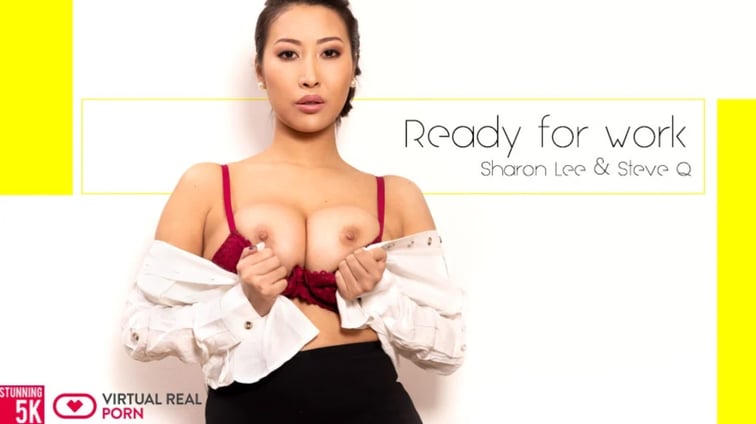 Ready For Work - Hot Asian Sharon Lee Virtual Real Porn vr porn video