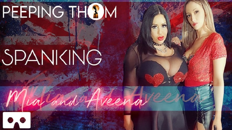 Mia And Aveena Lesbian Domination Aveena Peeping Thom vr porn video