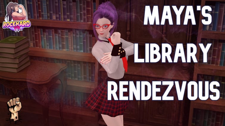 Maya's Library Rendezvous VR porn game by RockHardVR
