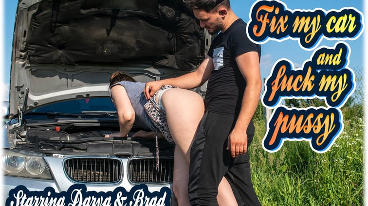 Darya & Brad - Fix My Car And Fuck My Pussy Darya VRStars vr porn video