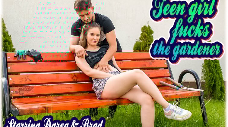 Darya & Brad - Teen girl fucks the gardener Darya VRStars vr porn video