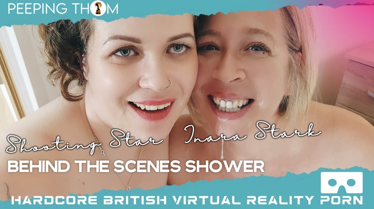 Shooting Star & Inara Stark - Behind The Scenes Shower Inara Stark Peeping Thom vr porn video