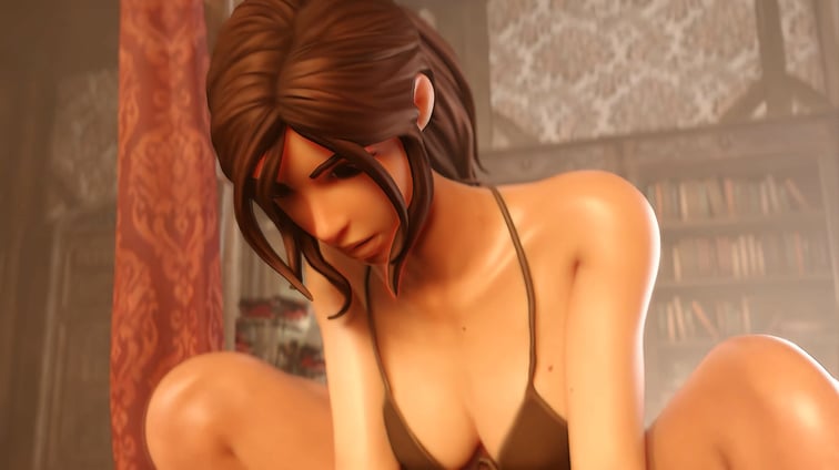 Tomb Raider - Taking A Morning Ride (A XXX Parody) Lara Croft DarkDreams vr porn video