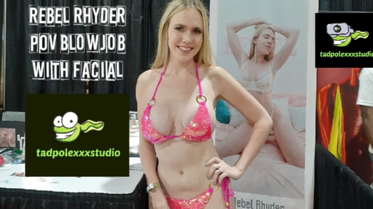 Rebel Rhyder POV Blowjob with Facial Rebel Rhyder TadPoleXXXStudio vr porn video
