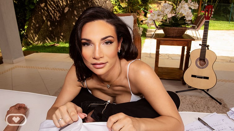 [Trans] My Music Staff Alessandra Albuquerque VirtualRealTrans vr porn video