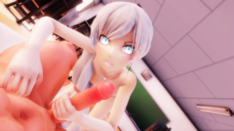 RWBY - Weiss Hanjob &amp; BJ (A XXX Parody) Weiss Lewd FRAGGY vr porn video