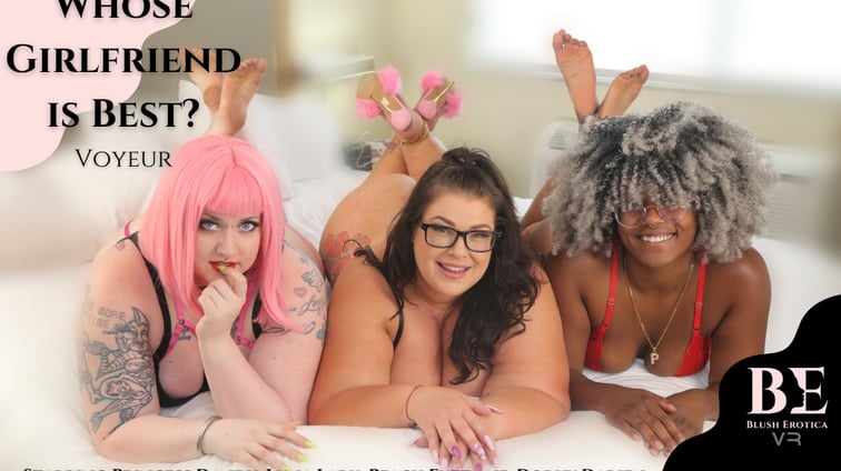 Whose Girlfriend is Best? Voyeur Luna Lark, Peach Fuzz, Princess Dandy BlushErotica vr porn video