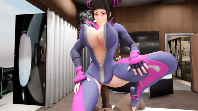 Street Fighter - Juri Han Knows How to Ride (A XXX Parody)  NSFWStudio vr porn video