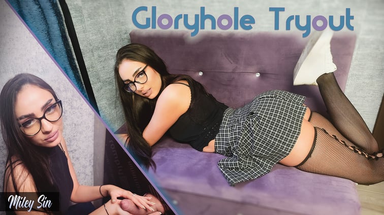 Gloryhole Tryout - Miley Sin Miley Sin VRixxens vr porn video