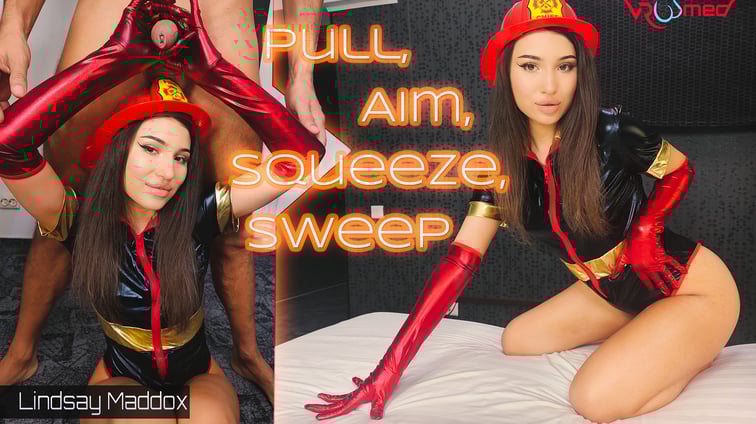 Pull, Aim, Squeeze, Sweep - Lindsay Maddox Lindsay Maddox VRoomed vr porn video