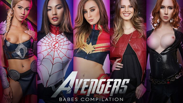Avengers Babes Compilation A XXX Parody  VRCosplayX vr porn video