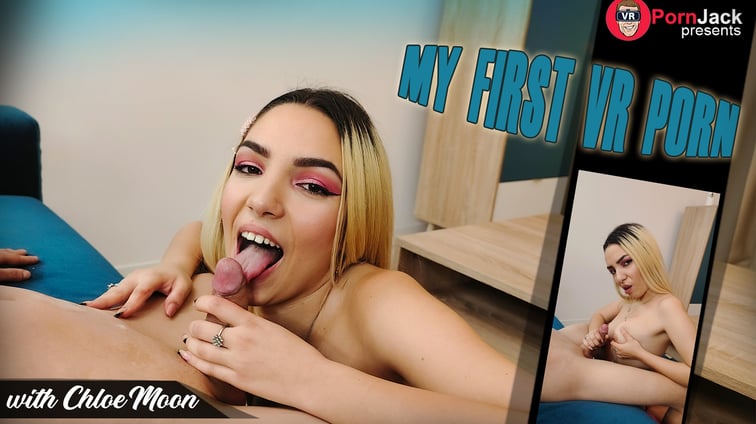 My First VR Porn - Chloe Moon Chloe Moon VRPornJack vr porn video
