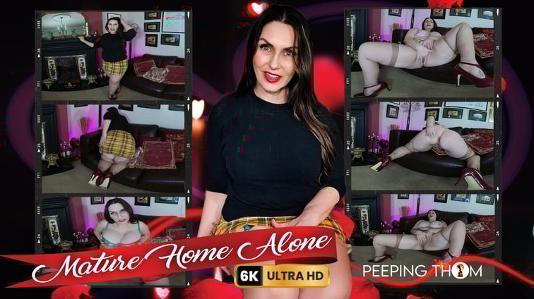 Home Alone With Horny Granny Josaphine James Peeping Thom vr porn video