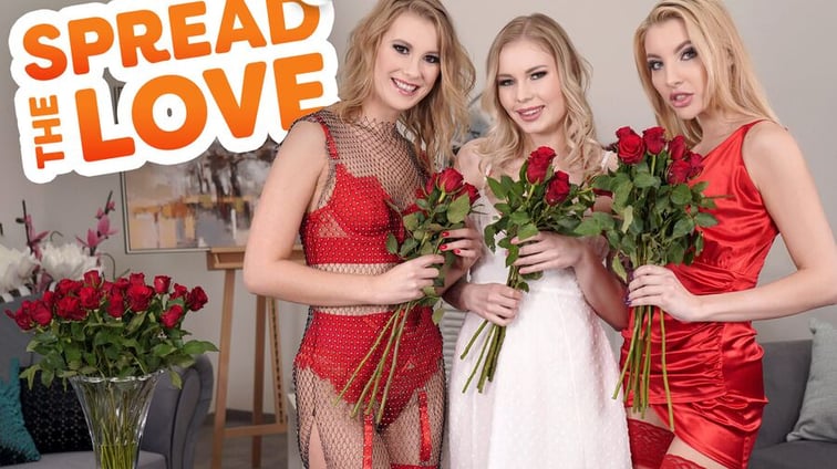 Spread the Love Eyla Moore, Mimi Cica, Sylvia Buntarka 18VR vr porn video