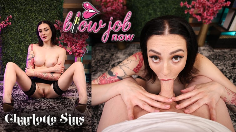 BJ Chronicles: Charlotte Sins Ties These Cherries With Her Tongue Charlotte Sins BlowJobNow vr porn video