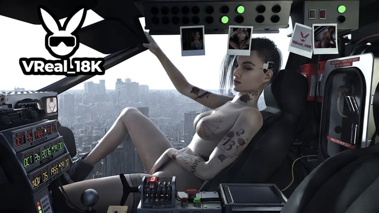 Cyberpunk 2077, Back to the Future - Judy Alvarez masturbating in DeLorean (A XXX Parody) Judy Alvarez VReal_18K vr porn video