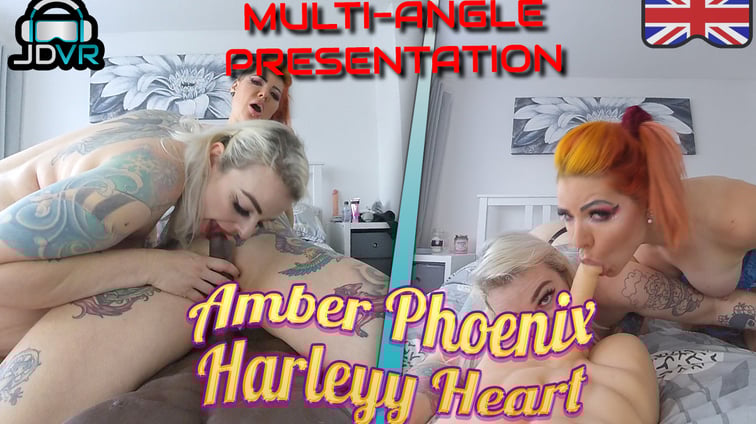 Foursome (Multi-Angle) Amber Phoenix, Harleyy Heart JimmyDraws vr porn video