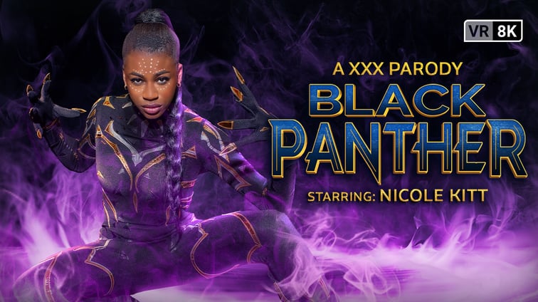 Black Panther: Wakanda Forever (A Porn Parody) Nicole Kitt VR Conk vr porn video