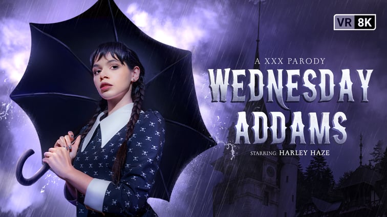 Wednesday Addams (A XXX Parody) Harley Haze VR Conk vr porn video