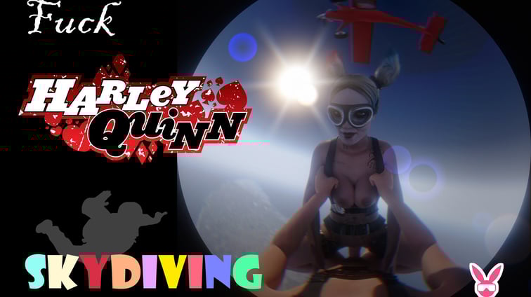 Fuck Harley Quinn skydiving shortly before opening the parachute (A XXX Parody)  VReal_18K vr porn video