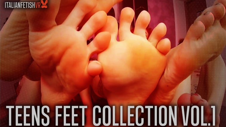 Teens Feet Collection Vol. 1  ItalianFetishVR vr porn video