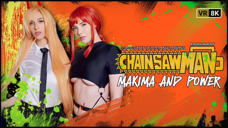 Chainsaw Man: Makima And Power (A Porn Parody) Angel Youngs, Casey Calvert VR Conk vr porn video
